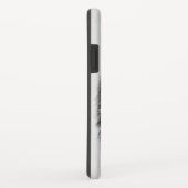 Standaard zwart-witschilderwerk met wieltjes Case-Mate iPhone case (Achterkant/rechts)