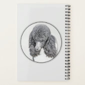 Standaard zwart-witschilderwerk met wieltjes planner (Achterkant)