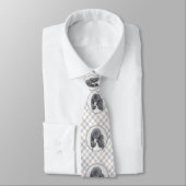 Standaard zwart-witschilderwerk met wieltjes stropdas (Gebonden)