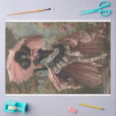 Standaard zwarte poedel boho  decoupage tissuepapier (Craft)