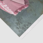 Standaard zwarte poedel Victoriaans kleding decoup Tissuepapier (Detail)