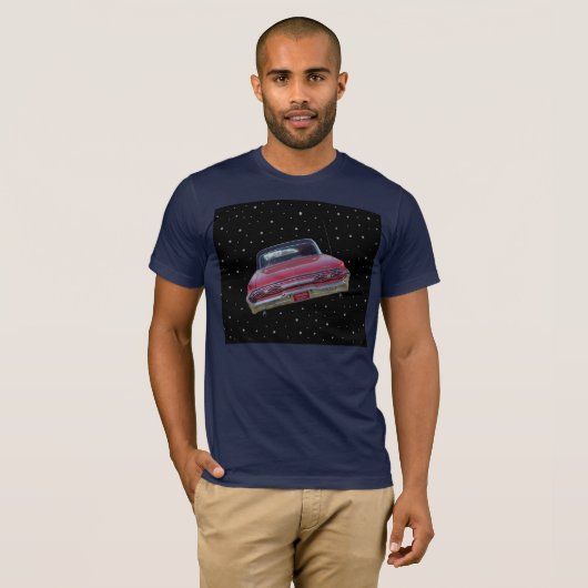 standaardafbeelding van klassieke auto t-shirt (Voorkant volledig)