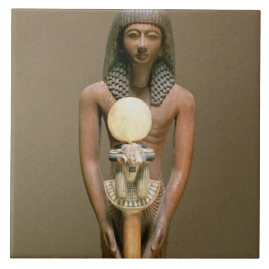 Standaarddrager met aan het hoofd rammen (cariob w tegeltje (Voorkant)