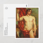 Standaarddrager van William Etty Fine Art Briefkaart (Voorkant / Achterkant)
