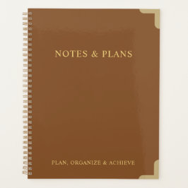 Standaardformaat NOTITIES & PLANNEN Stijlvolle Pla Planner