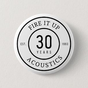 Standaardformaatknop - Vuur akoestische sluiting Ronde Button 5,7 Cm