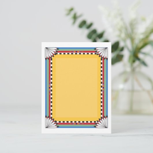 Standaardgrens Briefkaart (Staand voorkant)