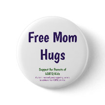 Standaardgrootte Free Mam Hugs-knop