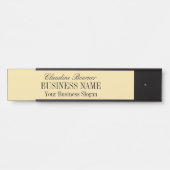 Standaardgrootte naam Bord artistiek bedrijf Deurbordje (Voorkant)