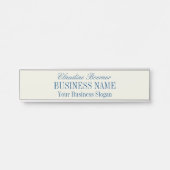 Standaardgrootte naam Bord artistiek bedrijf Deurbordje (Voorkant)