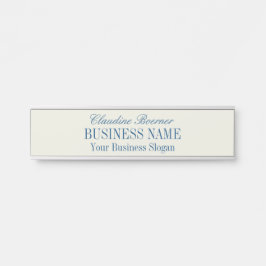 Standaardgrootte naam Bord artistiek bedrijf Deurbordje