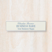 Standaardgrootte naam Bord artistiek bedrijf Deurbordje (Voorkant)