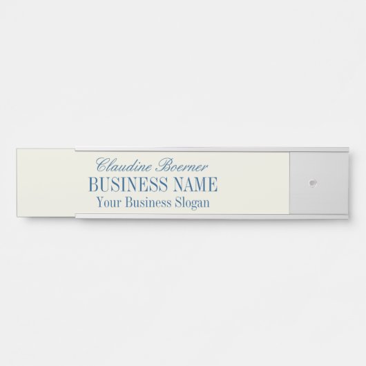 Standaardgrootte naam Bord artistiek bedrijf Deurbordje (Voorkant)