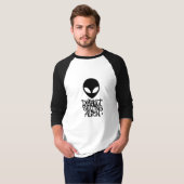 Standaardinstelling Alien (Stijl 1 Wit) T-shirt (Voorkant volledig)