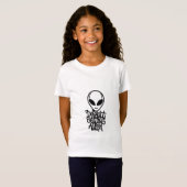 Standaardinstelling Alien (Stijl 2 Wit) T-shirt (Voorkant volledig)