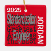 Standaardisatie Engineer Buitengewone CUSTOM Keramisch Ornament (Voorkant)