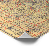 Standaardkaart Minnesota Poster (Hoek)