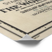 Standaardkaart van de wereld (1942) poster (Hoek)