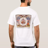 Standaardkoffie - Vintage-advertentie T-shirt (Achterkant)