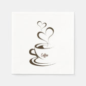 Standaardkoffiestijl Luncheon 2023 Servet (Voorkant)