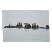 StandaardKussensloop van otters Kussensloop (Achterkant-Rechts)