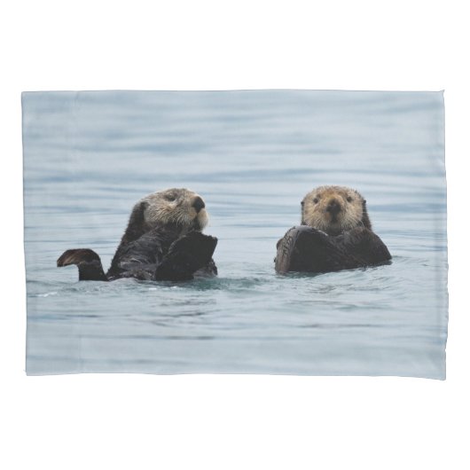 StandaardKussensloop van otters Kussensloop (Voorkant-Links)