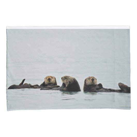 StandaardKussensloop van otters Kussensloop (Voorkant-Rechts)