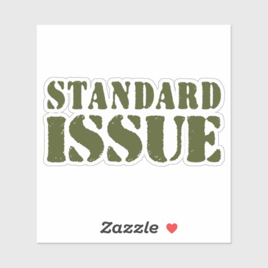 STANDAARDKWESTIE STICKER (Vel)