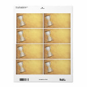Standaardlabel, 3,5 x 2,0-inch Visitekaartje Etiket (Full Sheet)