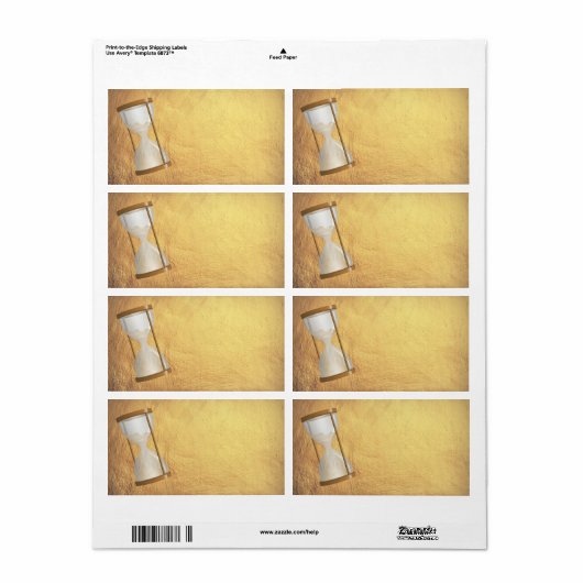 Standaardlabel, 3,5 x 2,0-inch Visitekaartje Etiket (Full Sheet)