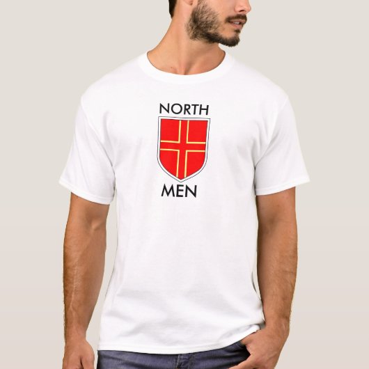 Standaardlason van Sint-Olaf, "NORTH MEN" T-shirt (Voorkant)