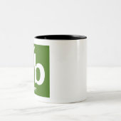 Standaardmodel (bodemkwart) tweekleurige koffiemok (Center)