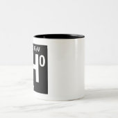 Standaardmodel (higgsboson) tweekleurige koffiemok (Center)