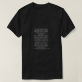 Standaardmodel Lagrangian Higgs Boson Formule Phys T-shirt (Design voorkant)
