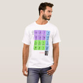 Standaardmodel van elementaire deeltjes met higgs! t-shirt (Voorkant volledig)
