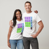 Standaardmodel van elementaire deeltjes met higgs! t-shirt (Unisex)
