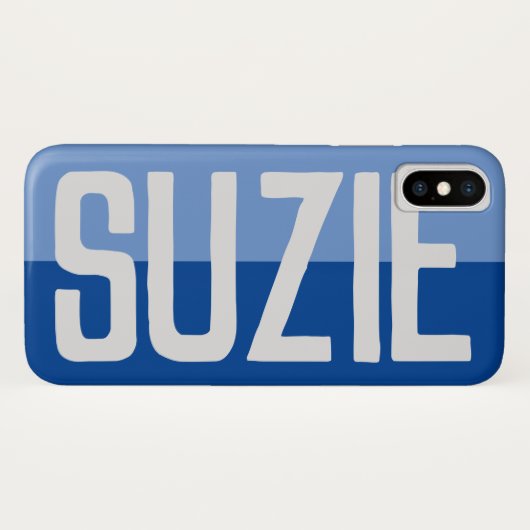 Standaardnaam ontwerp - Suzie Case-Mate iPhone Case (Achterkant (horizontaal))