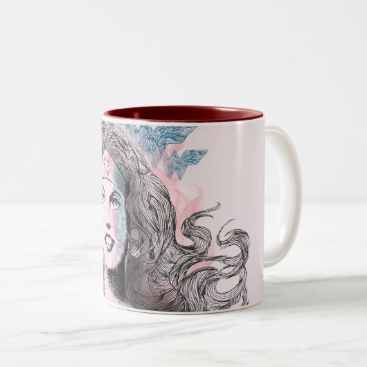 Standaardontwerp1 Tweekleurige Koffiemok (Voorkant rechts)