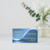 Standaardontwerp Visitekaartje (Staand voorkant)