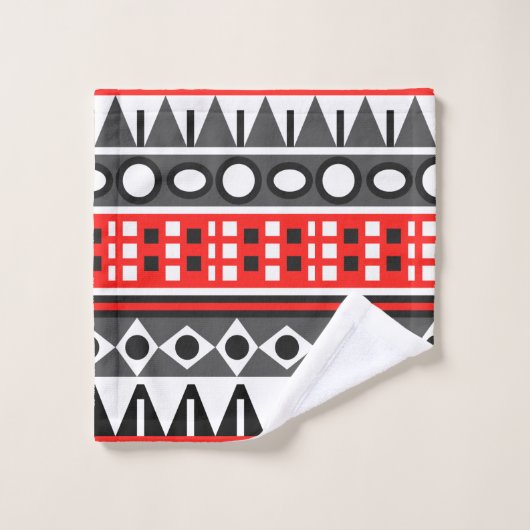 Standaardpatroon Aztec Bad Handdoek (Wasdoekje)