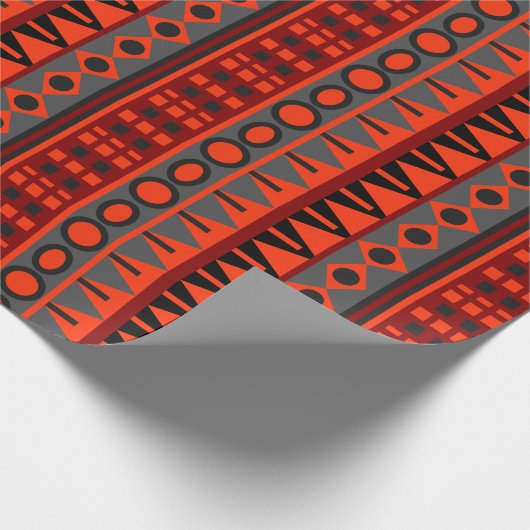 Standaardpatroon Aztec Cadeaupapier (Hoek)