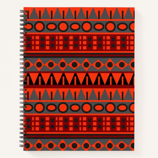 Standaardpatroon Aztec Notitieboek (Voorkant)