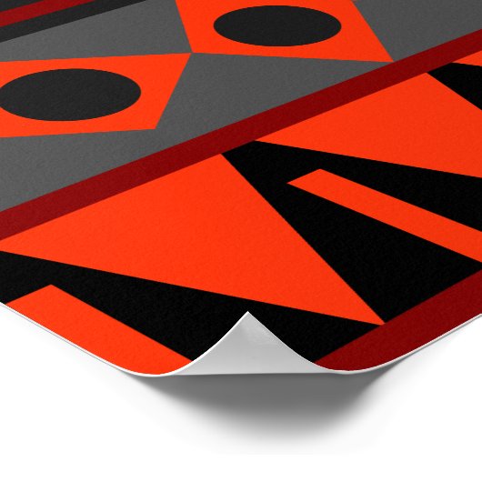 Standaardpatroon Aztec Poster (Hoek)