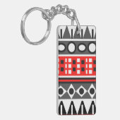 Standaardpatroon Aztec Sleutelhanger (Voorkant Links)