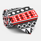 Standaardpatroon Aztec Stropdas (Opgerold)