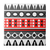 Standaardpatroon Aztec Tegeltje (Voorkant)