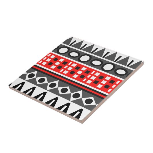 Standaardpatroon Aztec Tegeltje (Zijkant)