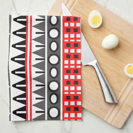 Standaardpatroon Aztec Theedoek (Quarter Fold)