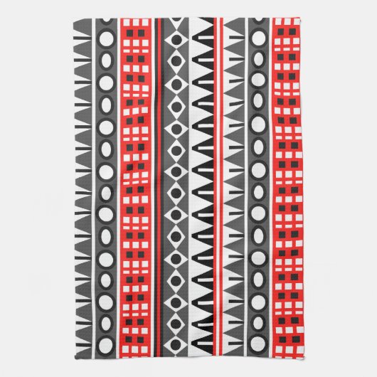 Standaardpatroon Aztec Theedoek (Verticaal)