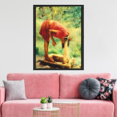 Standaardpijp Canvas Afdruk (Insitu (Woonkamer))